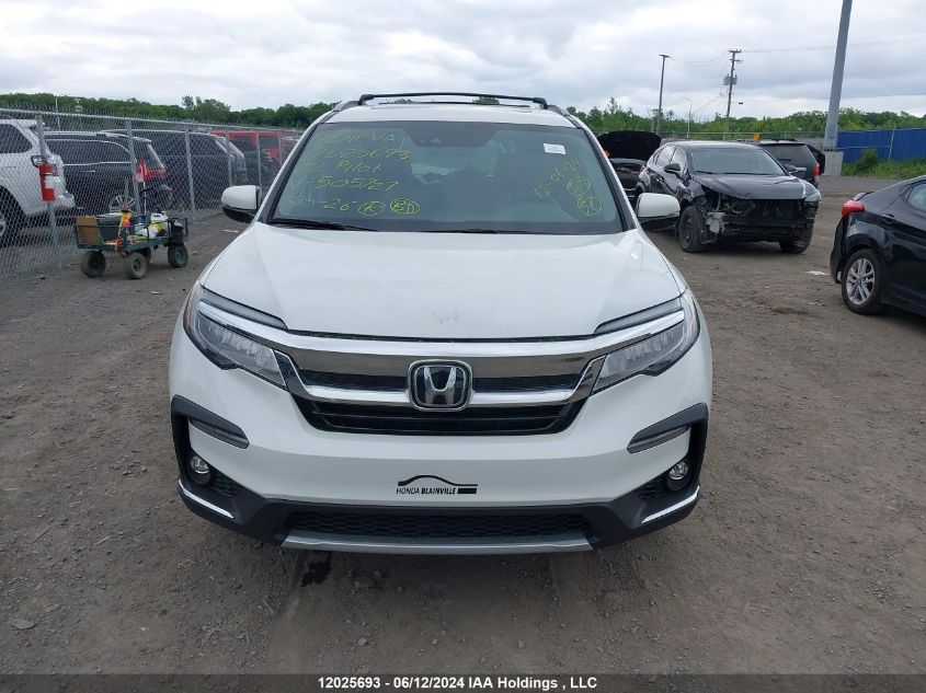 2022 Honda Pilot VIN: 5FNYF6H6XNB505727 Lot: 12025693