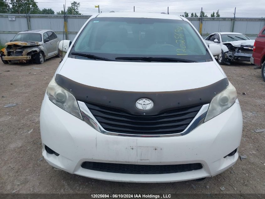 2011 Toyota Sienna Le 8 Passenger VIN: 5TDKK3DC9BS030154 Lot: 12025694