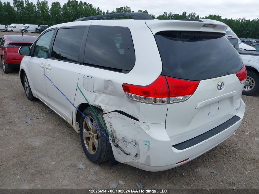 2011 Toyota Sienna Le 8 Passenger VIN: 5TDKK3DC9BS030154 Lot: 12025694