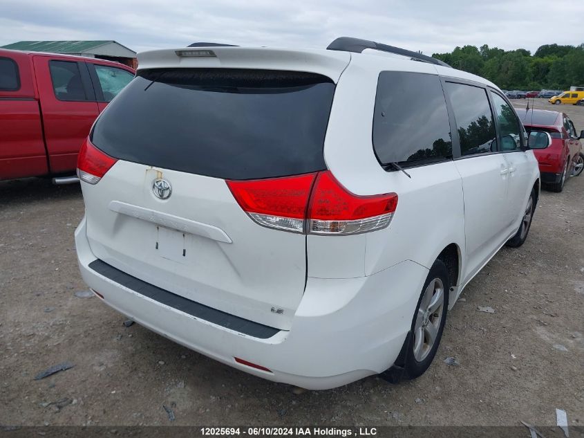 2011 Toyota Sienna Le 8 Passenger VIN: 5TDKK3DC9BS030154 Lot: 12025694