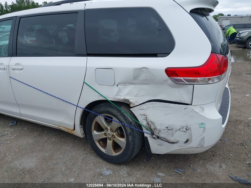 2011 Toyota Sienna Le 8 Passenger VIN: 5TDKK3DC9BS030154 Lot: 12025694