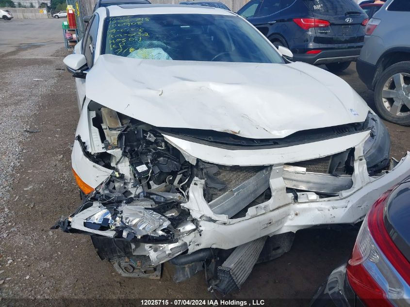 2019 Honda Civic VIN: 2HGFC1F96KH100908 Lot: 12025715