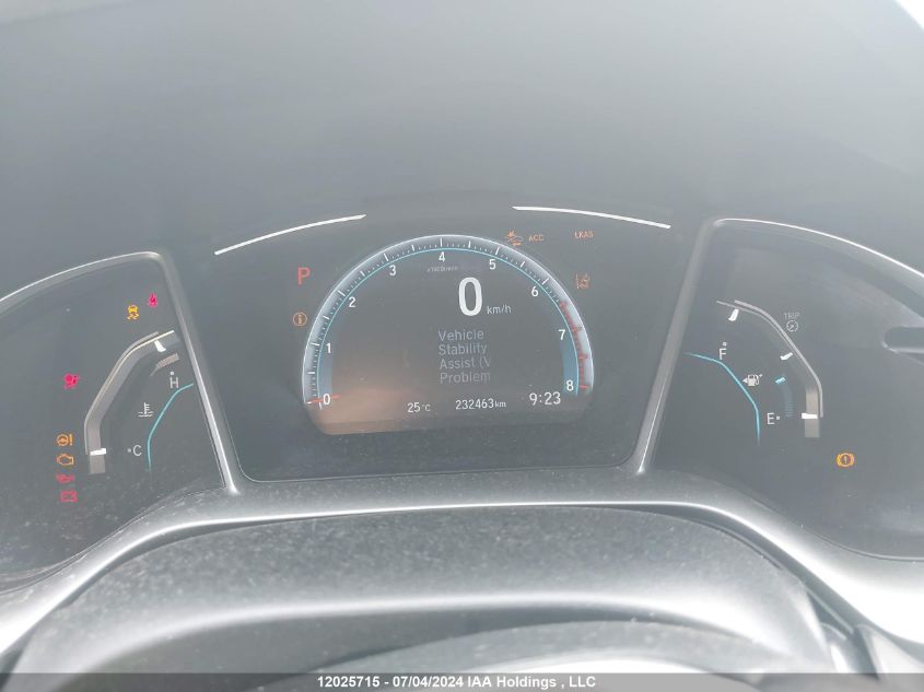 2019 Honda Civic VIN: 2HGFC1F96KH100908 Lot: 12025715