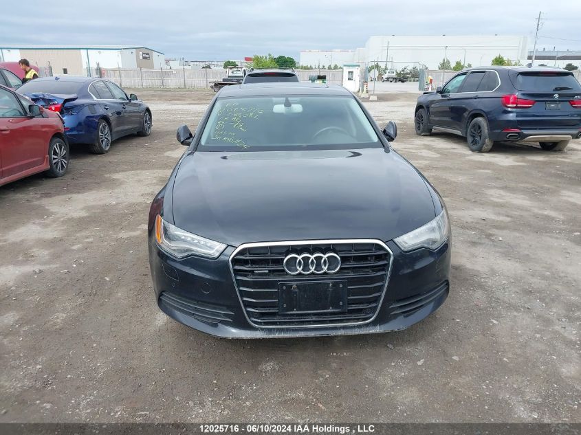 2013 Audi A6 VIN: WAUHGCFC5DN088082 Lot: 12025716