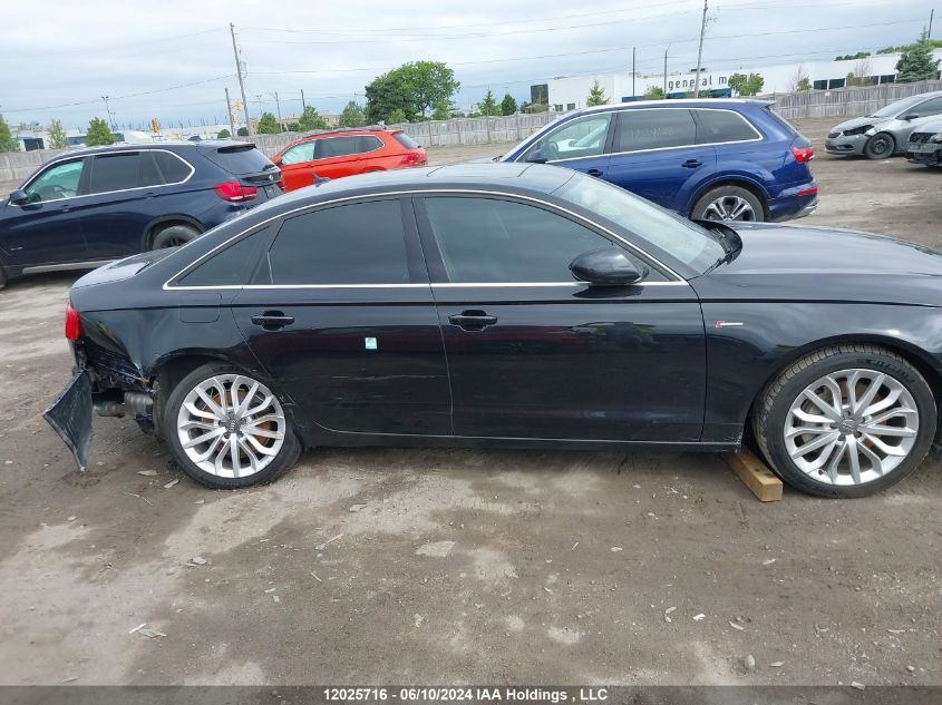 2013 Audi A6 VIN: WAUHGCFC5DN088082 Lot: 12025716