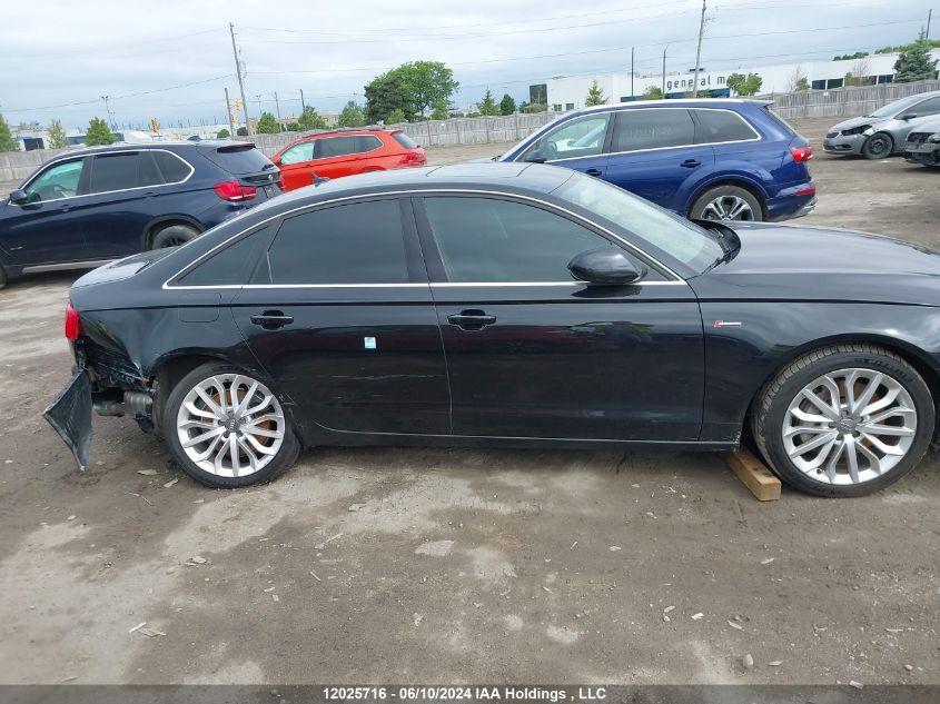 2013 Audi A6 VIN: WAUHGCFC5DN088082 Lot: 12025716