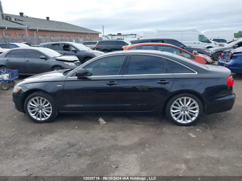 2013 Audi A6 VIN: WAUHGCFC5DN088082 Lot: 12025716