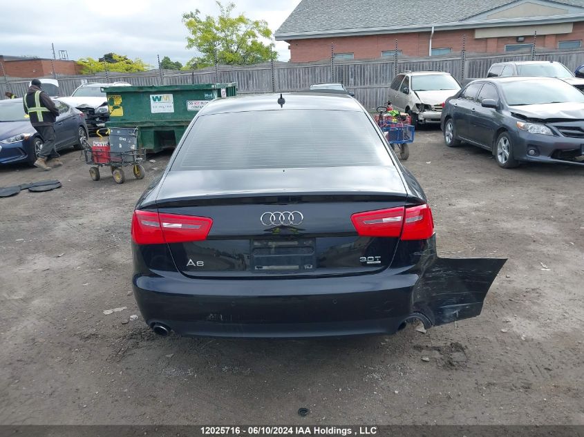 2013 Audi A6 VIN: WAUHGCFC5DN088082 Lot: 12025716