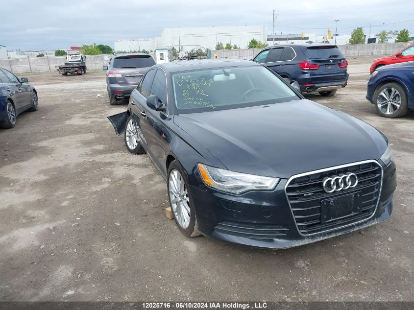 2013 Audi A6 VIN: WAUHGCFC5DN088082 Lot: 12025716