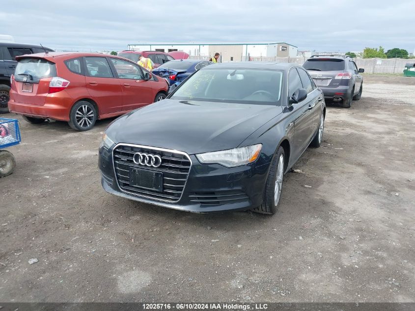 2013 Audi A6 VIN: WAUHGCFC5DN088082 Lot: 12025716