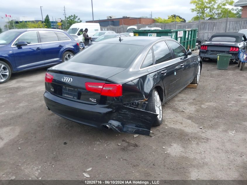 2013 Audi A6 VIN: WAUHGCFC5DN088082 Lot: 12025716