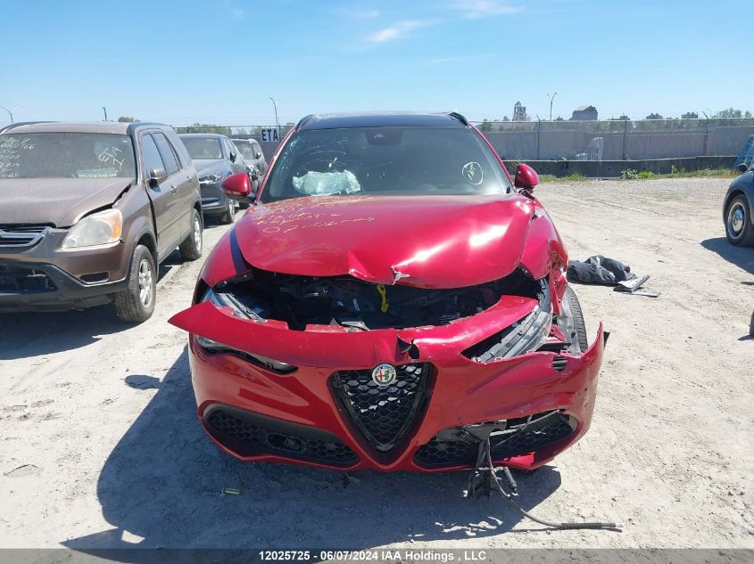 2021 Alfa Romeo Stelvio Ti Sport Awd VIN: ZASPAKBN3M7D03780 Lot: 12025725