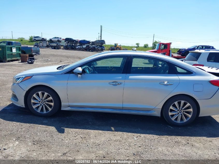 2016 Hyundai Sonata Sport Tech VIN: 5NPE34AF4GH381985 Lot: 12025752