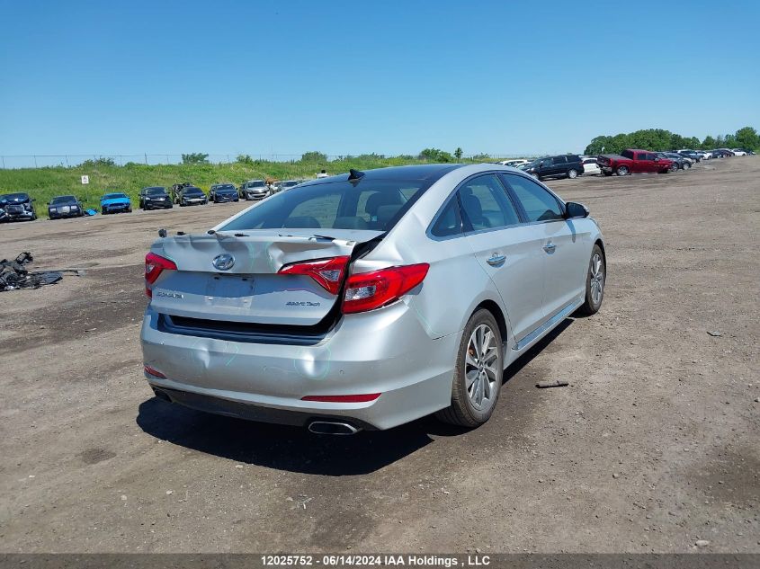 2016 Hyundai Sonata Sport Tech VIN: 5NPE34AF4GH381985 Lot: 12025752