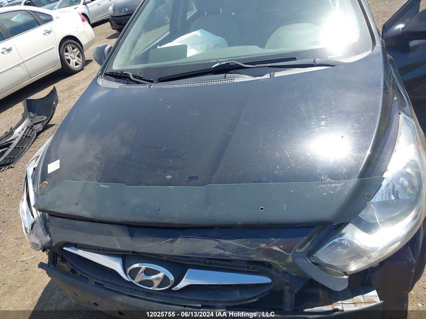 2012 Hyundai Accent Gl VIN: KMHCT4AE9CU086195 Lot: 12025755