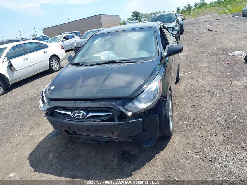 2012 Hyundai Accent Gl VIN: KMHCT4AE9CU086195 Lot: 12025755