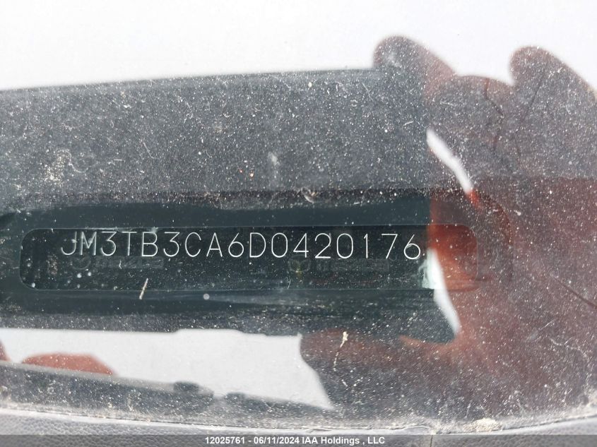 2013 Mazda Cx-9 VIN: JM3TB3CA6D0420176 Lot: 12025761