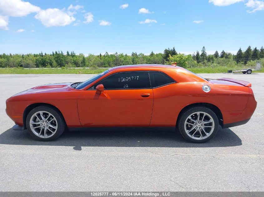 2022 Dodge Challenger Gt Awd VIN: 2C3CDZKG5NH103535 Lot: 12025777