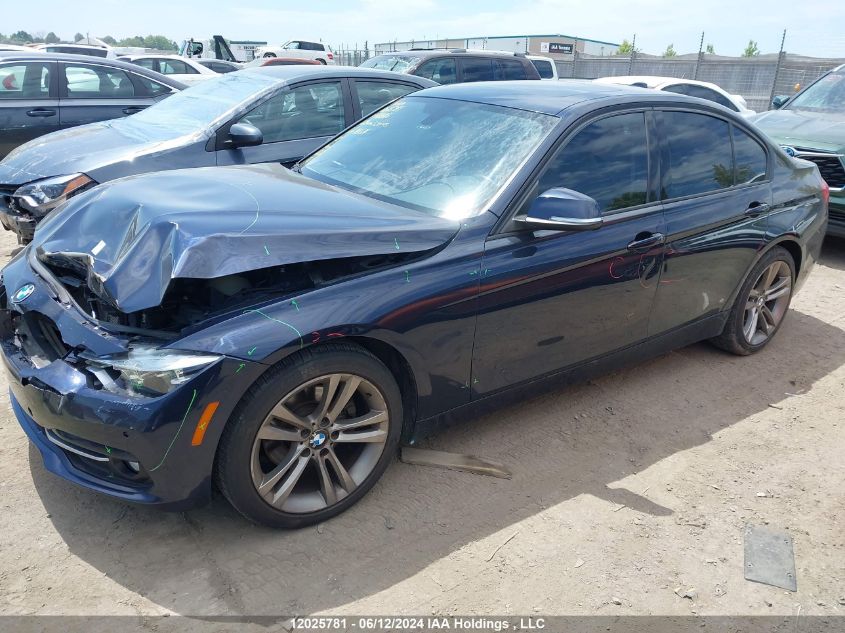 2016 BMW 3 Series VIN: WBA8A3C58GK688866 Lot: 12025781