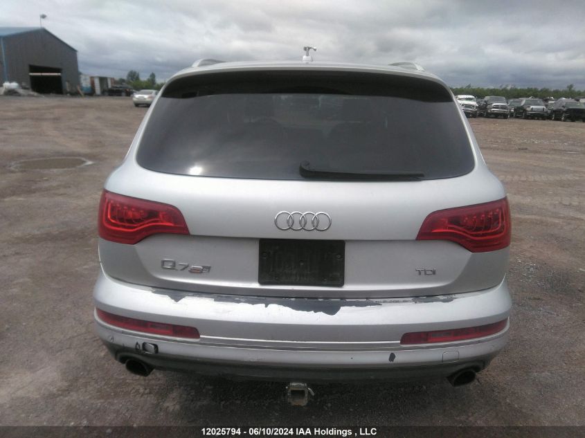 2013 Audi Q7 VIN: WA1CMCFE2DD003724 Lot: 12025794