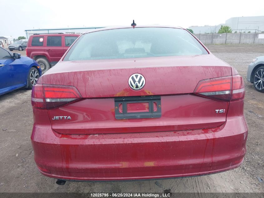 2016 Volkswagen Jetta 1.8T Sport VIN: 3VWD07AJ9GM415257 Lot: 12025795