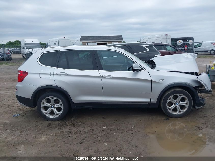 2013 BMW X3 xDrive35I VIN: 5UXWX7C53DL979120 Lot: 12025797