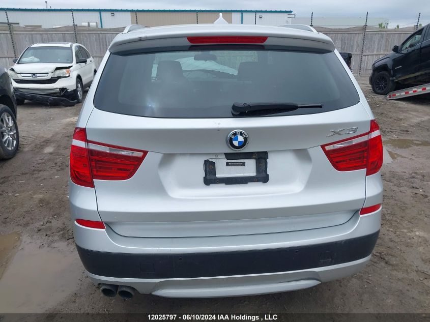 2013 BMW X3 xDrive35I VIN: 5UXWX7C53DL979120 Lot: 12025797