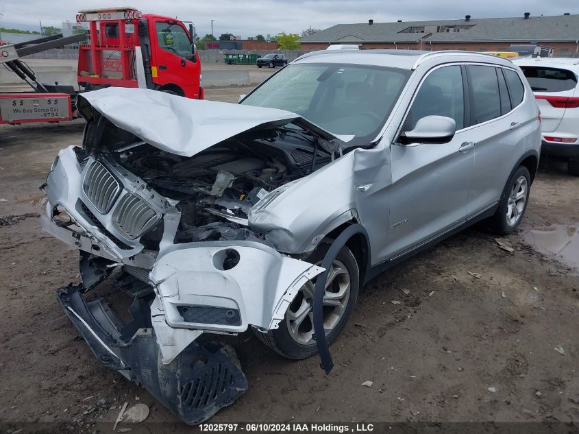 2013 BMW X3 xDrive35I VIN: 5UXWX7C53DL979120 Lot: 12025797