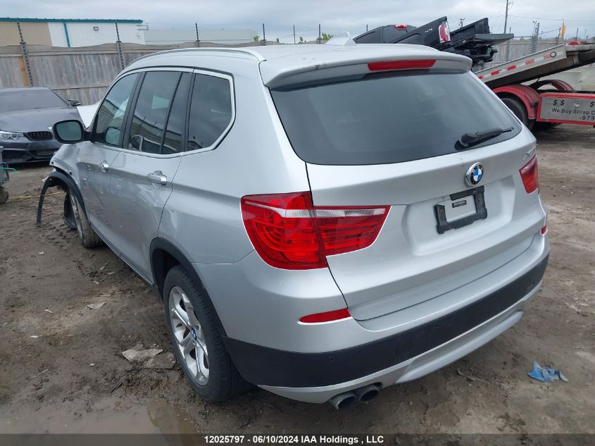 2013 BMW X3 xDrive35I VIN: 5UXWX7C53DL979120 Lot: 12025797