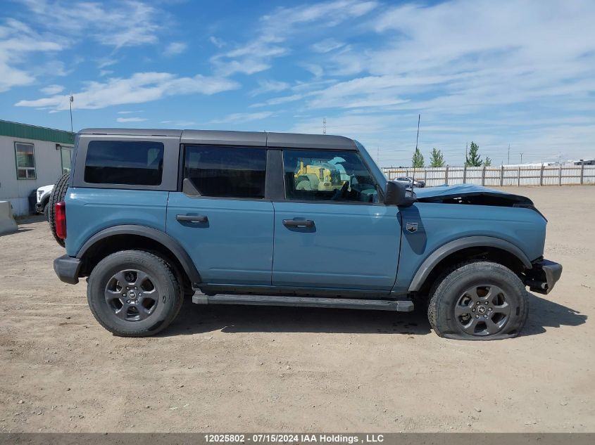 2022 Ford Bronco Big Bend VIN: 1FMDE5BH1NLB33323 Lot: 12025802