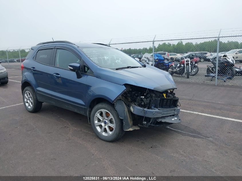 2022 Ford Ecosport Se VIN: MAJ6S3GLXNC475298 Lot: 12025831