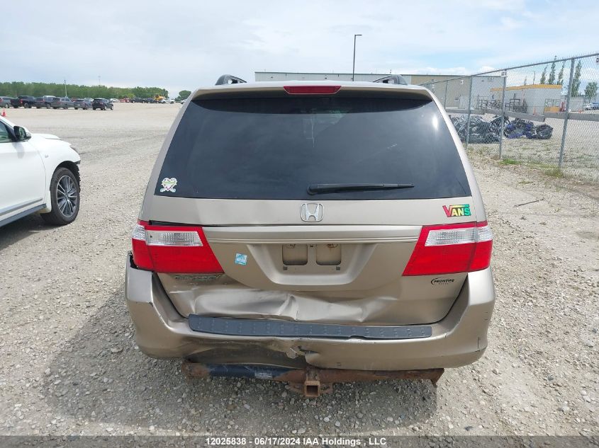 2006 Honda Odyssey VIN: 5FNRL38686B510907 Lot: 12025838