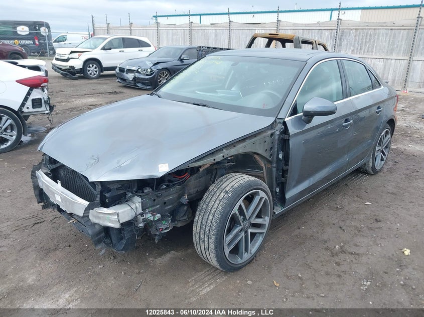 2018 Audi A3 Sedan VIN: WAUE8GFF2J1053732 Lot: 12025843