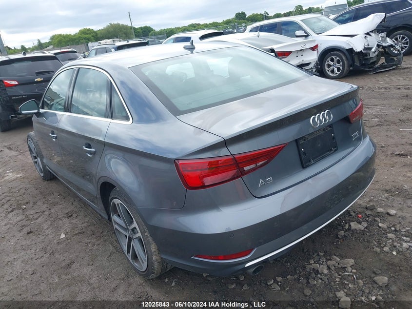 2018 Audi A3 Sedan VIN: WAUE8GFF2J1053732 Lot: 12025843
