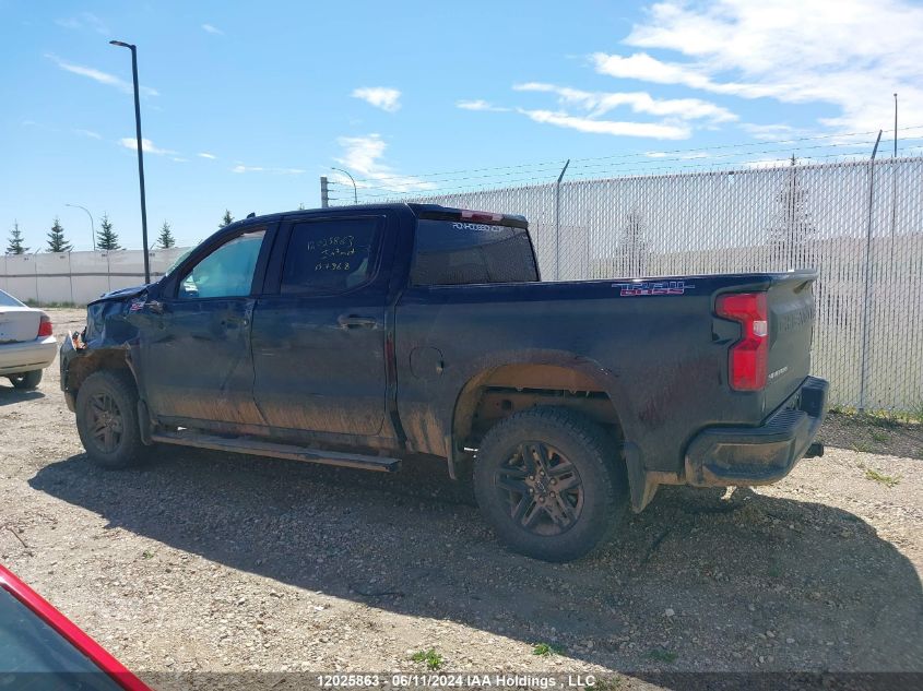 2022 Chevrolet Silverado K1500 Trail Boss Custom VIN: 3GCPDCEK1NG557968 Lot: 12025863