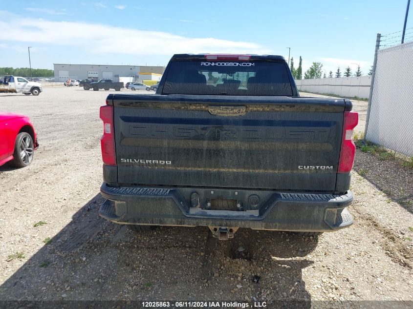 2022 Chevrolet Silverado K1500 Trail Boss Custom VIN: 3GCPDCEK1NG557968 Lot: 12025863