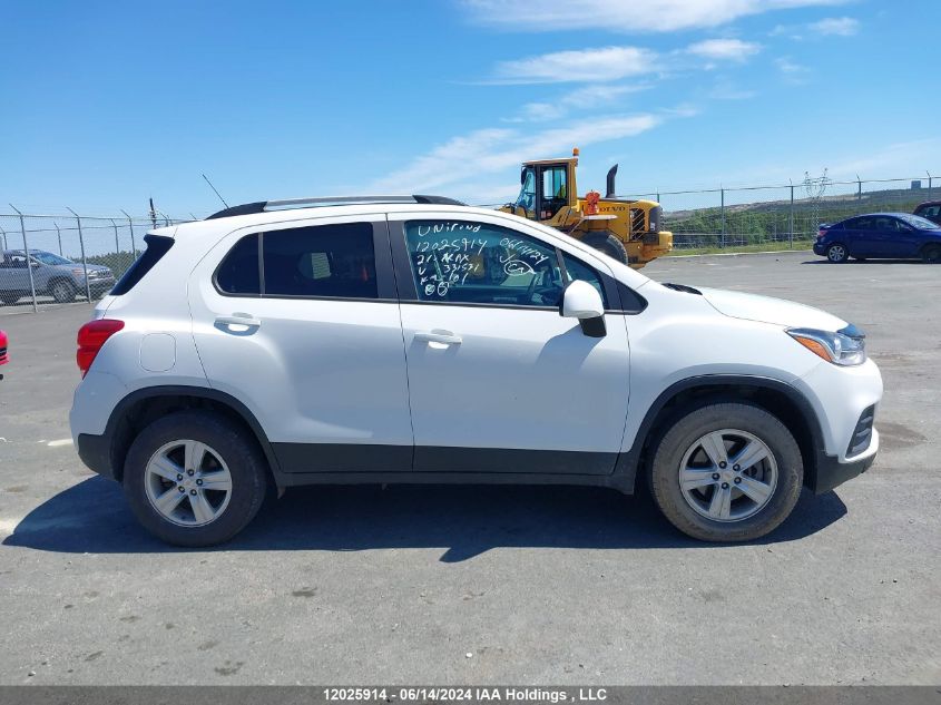 2021 Chevrolet Trax VIN: KL7CJPSB6MB331531 Lot: 12025914