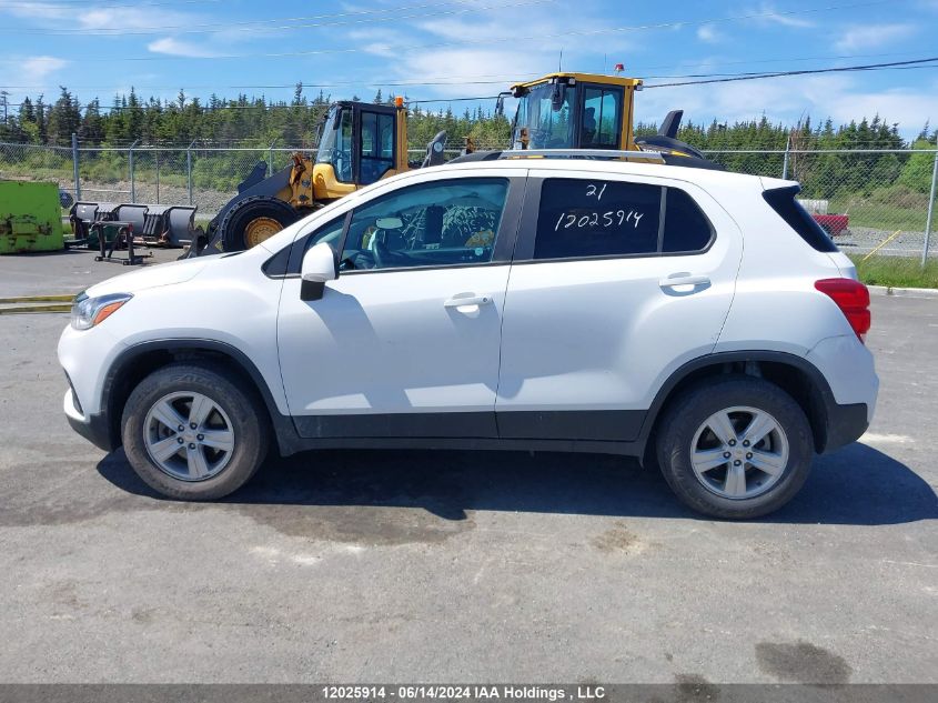 2021 Chevrolet Trax VIN: KL7CJPSB6MB331531 Lot: 12025914