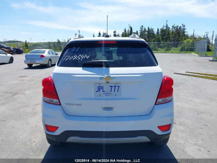 2021 Chevrolet Trax VIN: KL7CJPSB6MB331531 Lot: 12025914