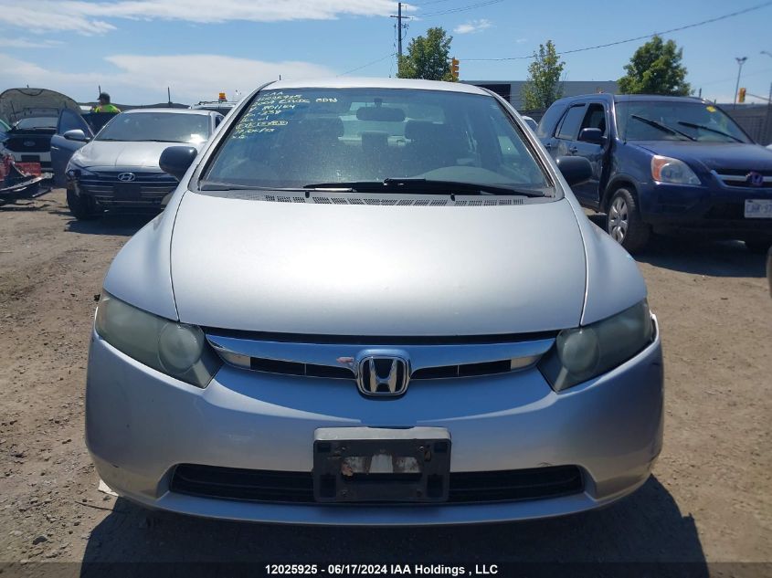 2007 Honda Civic Sdn VIN: 1HGFA16387L801154 Lot: 12025925