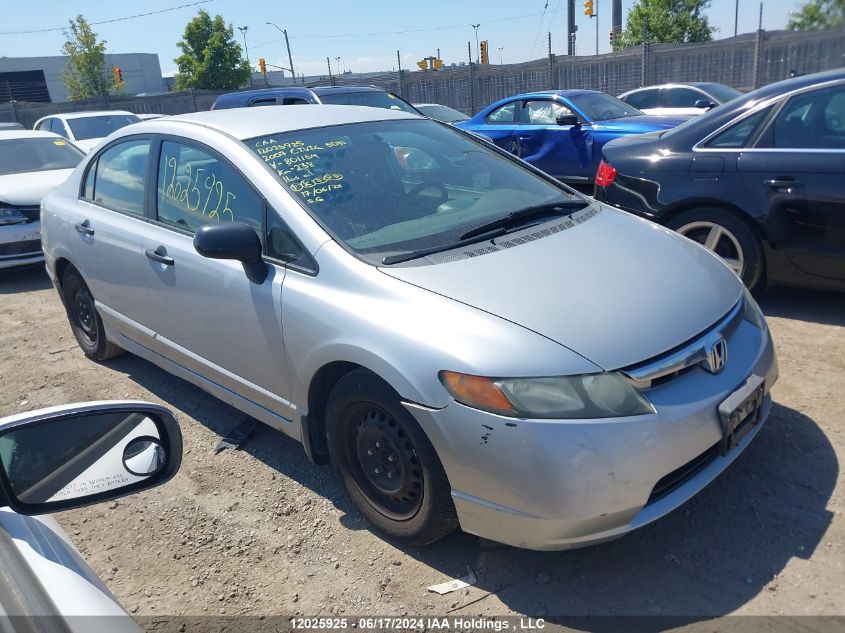 2007 Honda Civic Sdn VIN: 1HGFA16387L801154 Lot: 12025925