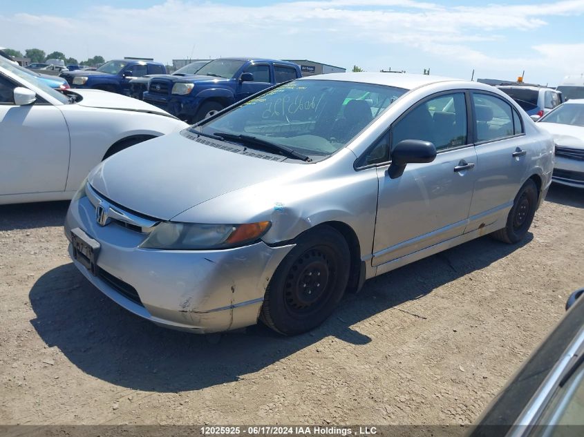 2007 Honda Civic Sdn VIN: 1HGFA16387L801154 Lot: 12025925