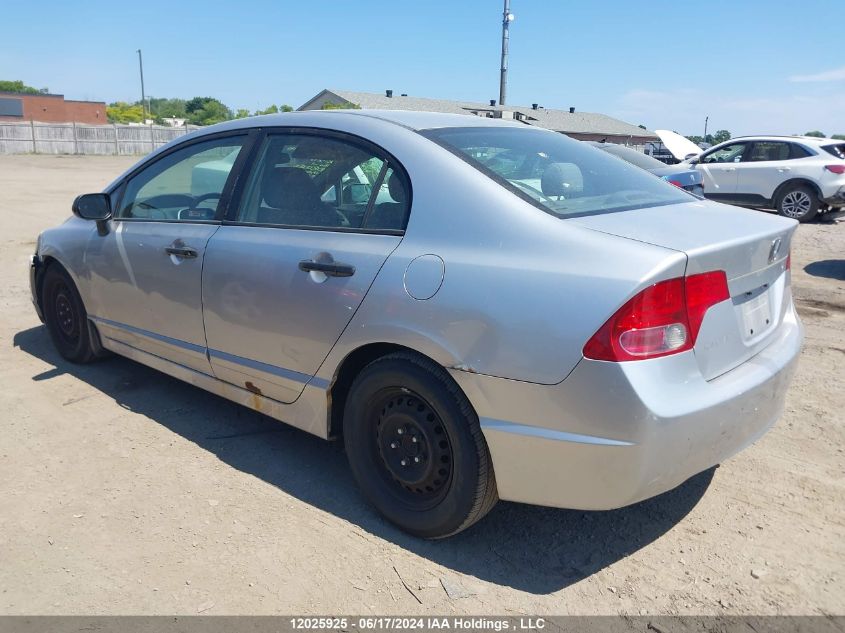 2007 Honda Civic Sdn VIN: 1HGFA16387L801154 Lot: 12025925