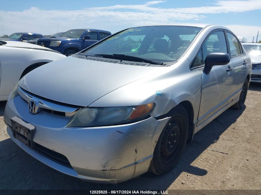 2007 Honda Civic Sdn VIN: 1HGFA16387L801154 Lot: 12025925