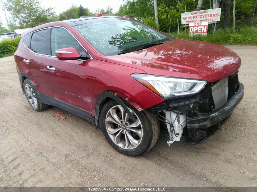 2013 Hyundai Santa Fe Sport VIN: 5XYZUDLA3DG037387 Lot: 12025934
