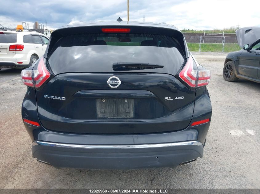 2015 Nissan Murano S/Sl/Sv/Platinum VIN: 5N1AZ2MH6FN232258 Lot: 12025960