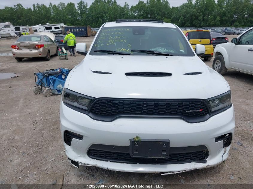 2022 Dodge Durango R/T Plus VIN: 1C4SDJCT9NC223393 Lot: 12025990