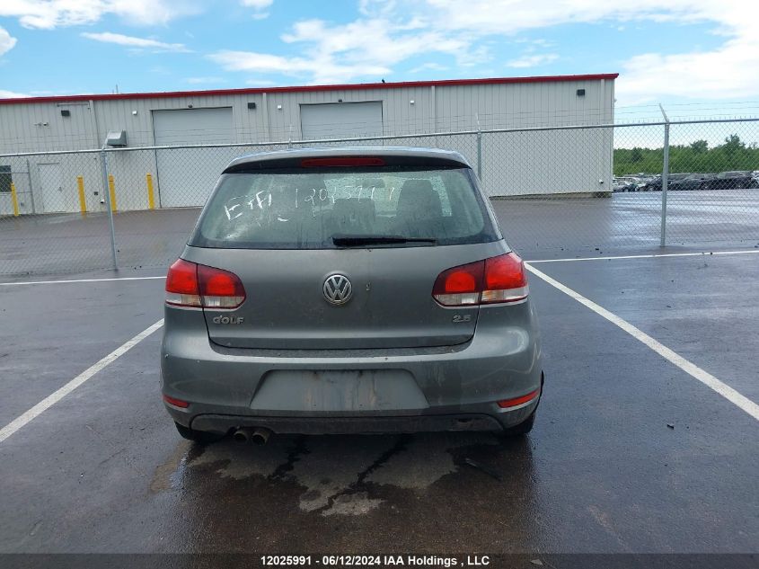 2012 Volkswagen Golf VIN: WVWDA7AJ9CW352509 Lot: 12025991