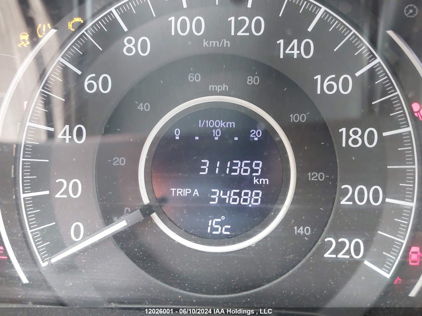 2013 Honda Cr-V Exl VIN: 2HKRM4H79DH122689 Lot: 12026001