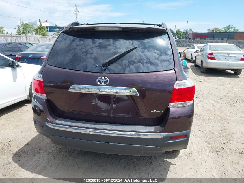2013 Toyota Highlander Limited VIN: 5TDDK3EH5DS200421 Lot: 12026015